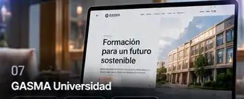 Vista visual del proyecto GASMA Universidad