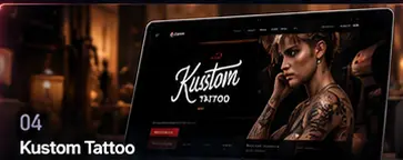 Vista visual del proyecto Kustom Tattoo