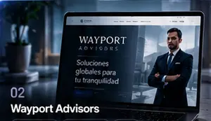 Vista visual del proyecto Wayport Advisors